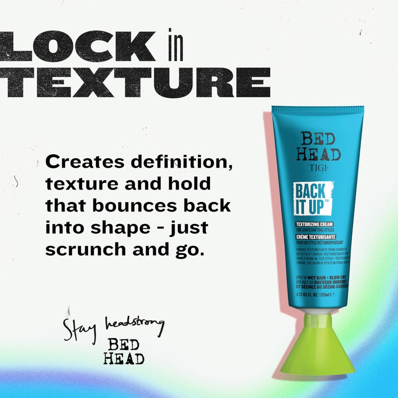 TIGI Bed Head Back It Up texturizing Cream for Shape and Texture 4.23 fl oz - Image 2