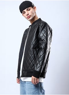 Soft Quilted Black Leather Jacket - pzsku/ZA5978648DC7668E4AA7AZ/45/_/1727253995/2d01d18a-1b23-4da5-a16b-767bb13afdce