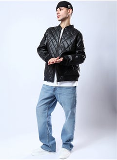 Soft Quilted Black Leather Jacket - pzsku/ZA5978648DC7668E4AA7AZ/45/_/1727254376/a8bb4d47-74ae-4467-a9b6-1714e7460c28