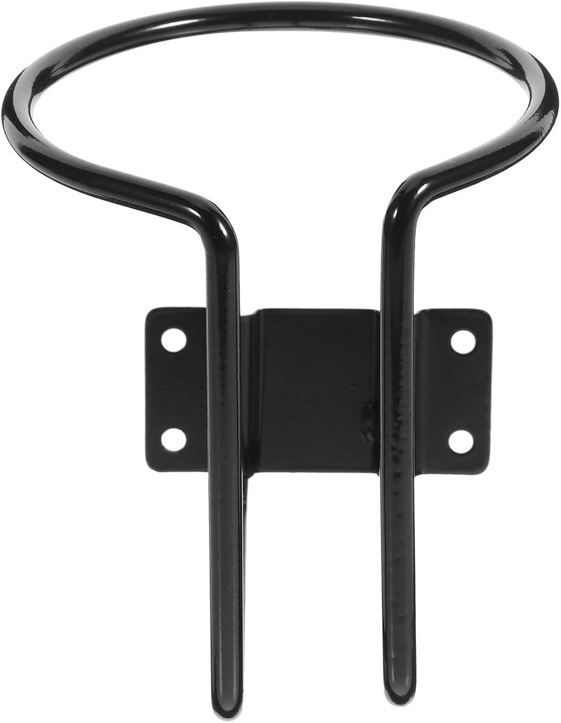 Boat Cup Holder for Boats and Cars Universal Black Metal Drink Holder with Mount Suitable for Yacht Rv and Vehicle Beverage Storage - Image 1
