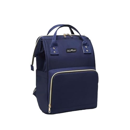 blue tree Premium Baby Diaper Bags For New Born Baby for Mothers | Maternity Waterproof Bags for Travel | Multiple Pocket to Easily Organise Baby Essentials Diaper Backpack for Moms (Navy Blue) - Image 1