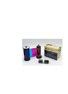 IDP IDP IDP SMART-31 and SMART-51 Series ID Card Printer Ribbon - YMCKO Full-Color, Resin Black and Overlay Panel Ribbon with Cleaning Roller, 250 Cards/roll  - Image 2