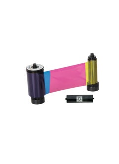 IDP IDP IDP SMART-31 and SMART-51 Series ID Card Printer Ribbon - YMCKO Full-Color, Resin Black and Overlay Panel Ribbon with Cleaning Roller, 250 Cards/roll  - Image 4