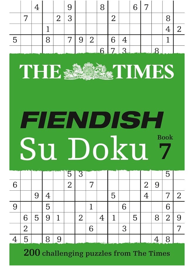 null - The Times Fiendish Su Doku Book 7: 200 Challenging Puzzles from the Times - Image 1