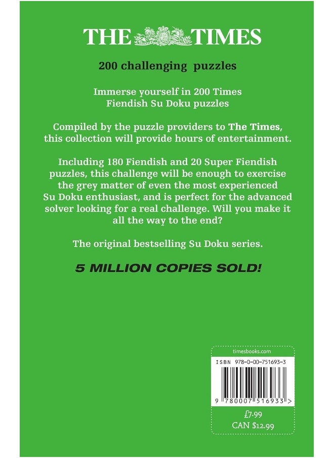 The Times Fiendish Su Doku Book 7: 200 Challenging Puzzles from the Times  - Image 2
