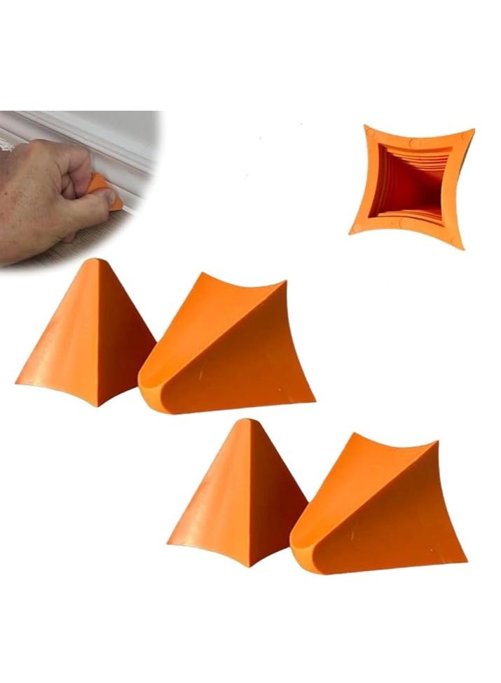 Silicone Sewing Tools, 2 Piece Silicone Caulking Tools, Bathroom Portable Adhesive Waste Scraper Seam Repair Tool Kit - Image 1