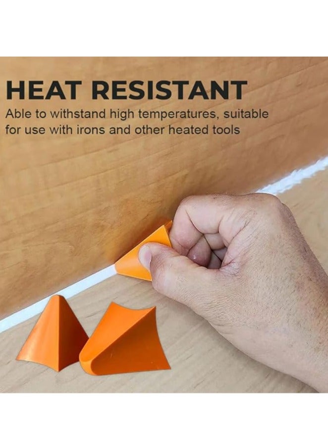 Silicone Sewing Tools, 2 Piece Silicone Caulking Tools, Bathroom Portable Adhesive Waste Scraper Seam Repair Tool Kit - Image 5