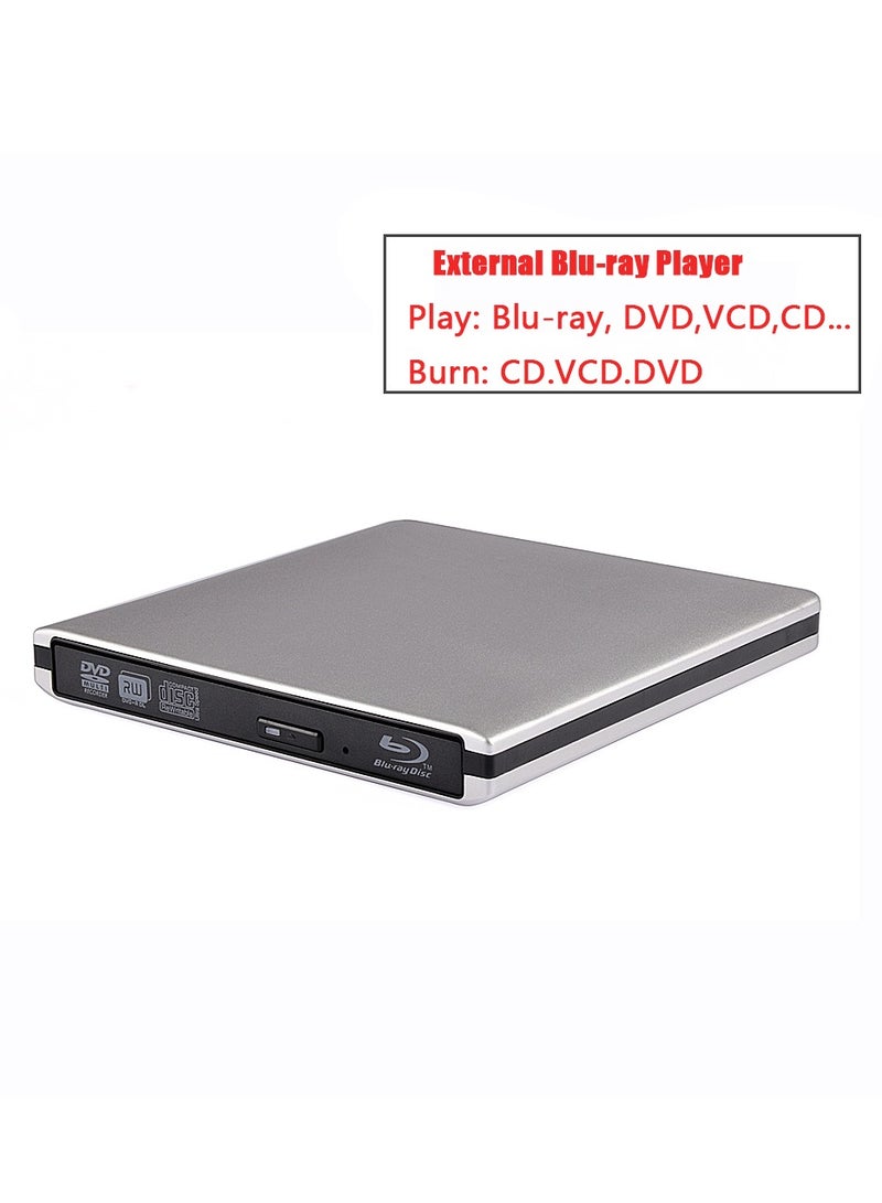 External USB3.0 Optical DVD Drive BD-RE 3D Blu-Ray Reader for Windows/MAC OS (Blu-ray player) - Image 1