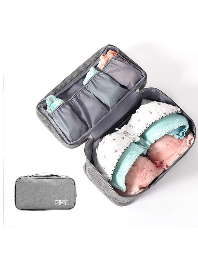 Oasisgalore Travel Underwear Organizer,Portable Underwear Storage Bag，Socks Cosmetic Storage Box For Men and Women  - Image 3