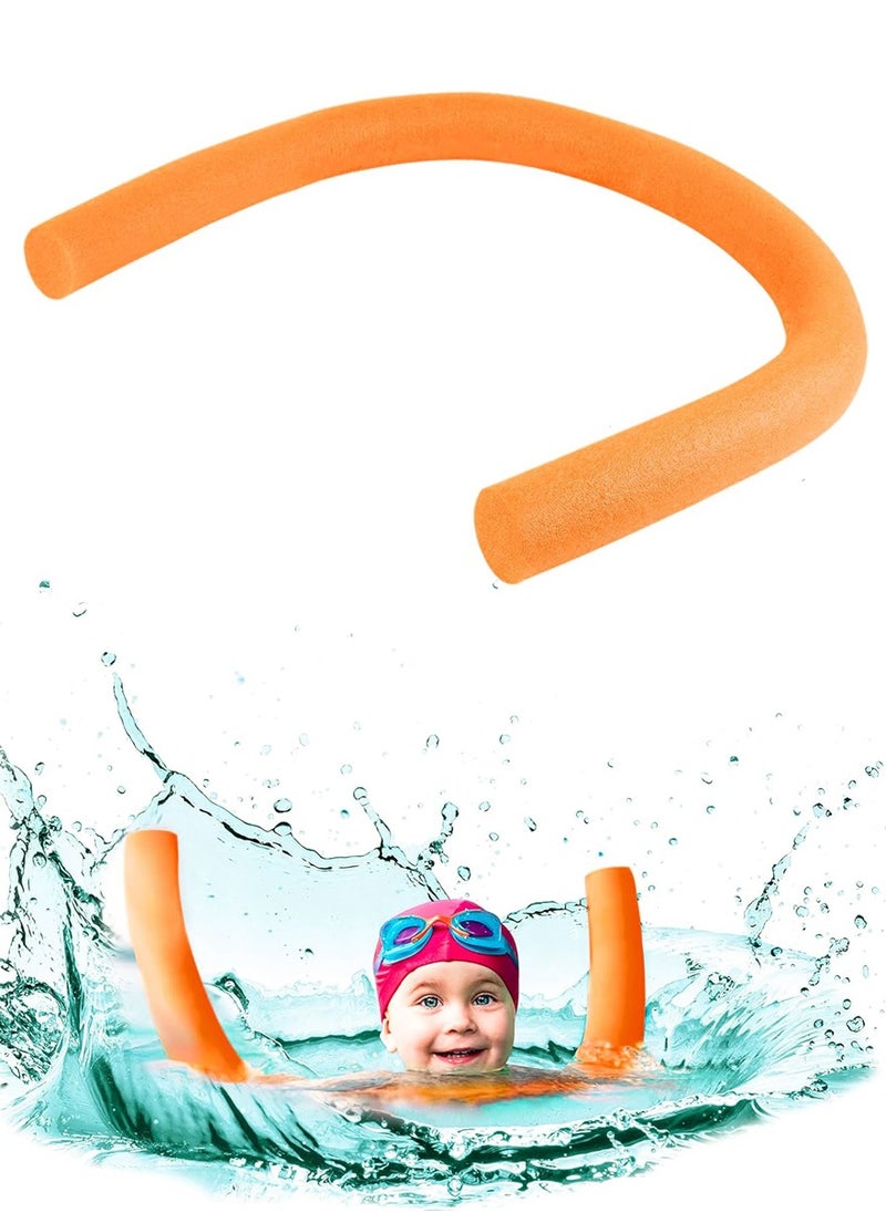 QUTOOB Best Swimming Floats for Kids - Swimming Floating Foam Stick, 150cm, Bendable and Flexibile- Swimming Noodles of Orange Color  - Image 1