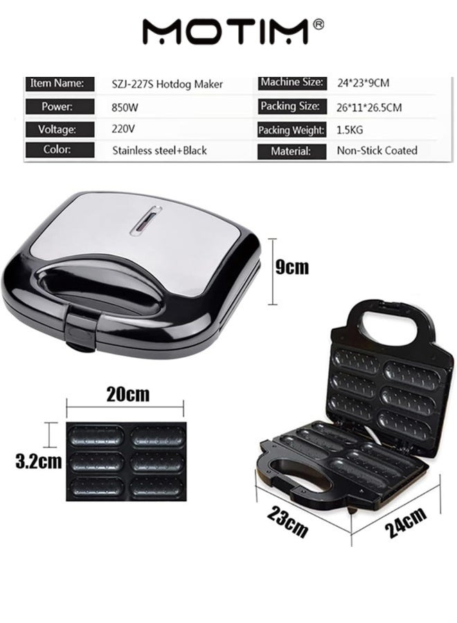 Motim Electric Crispy Corn Hotdog Maker Perfect for Hot Dogs on a Stick Cheese Mozzarella Sticks Cake Pops BBQ - Image 2