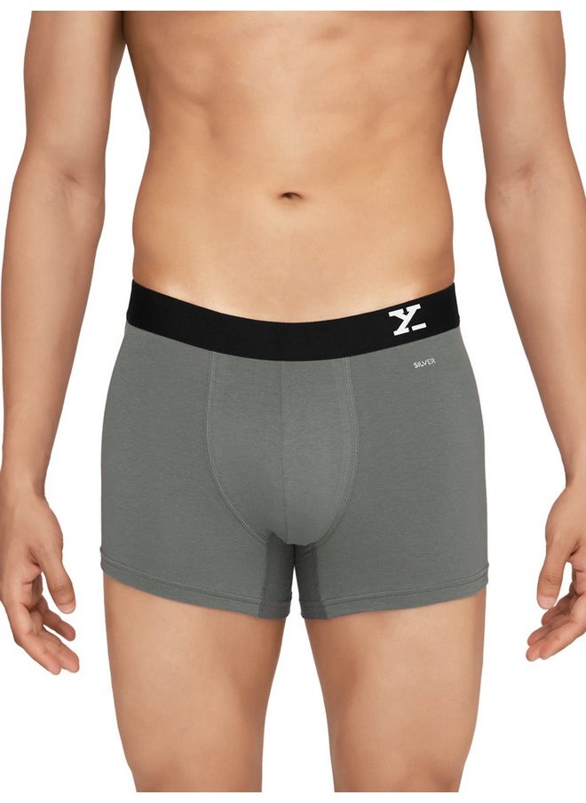XYXX XYXX Men’s Aero Silver Cotton Underwear for Men, Anti-Odour Silver Tech, Lasting Freshness, Moisture Absorbent Pack of 2 (XXL; Legion Blue + Frost Grey)  - Image 2