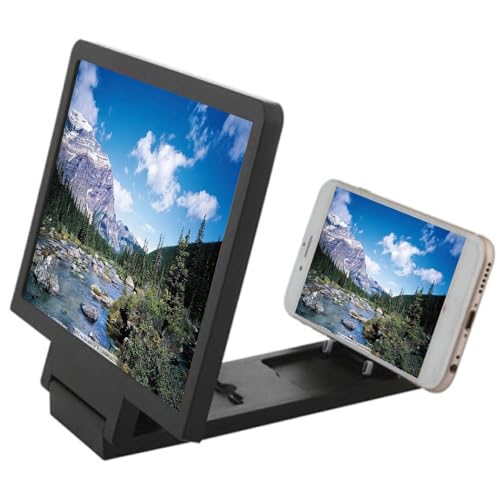 Drumstone 𝟏𝟓 𝐘𝐞𝐚𝐫𝐬 𝐆𝐮𝐚𝐫𝐚𝐧𝐭𝐞𝐞 HD Mobile Screen Magnifier for All Smartphones | 12" Phone Screen with Foldable Stand | Eye-Protective,Magnifying Screen for Movies, Videos & Reading - Image 1