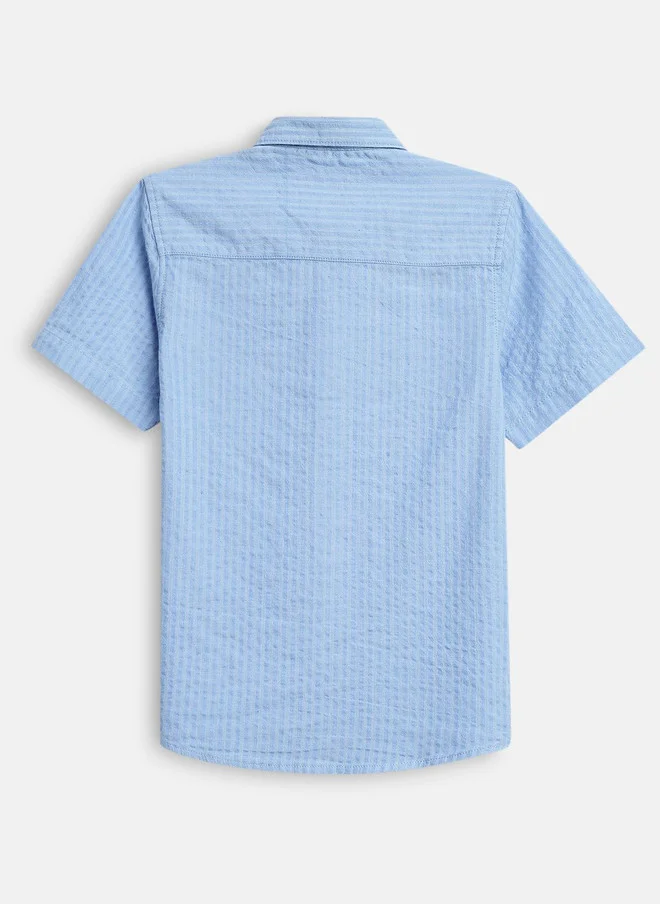 بونكيدز BONKIDS Boys Opaque Checked Casual Shirt