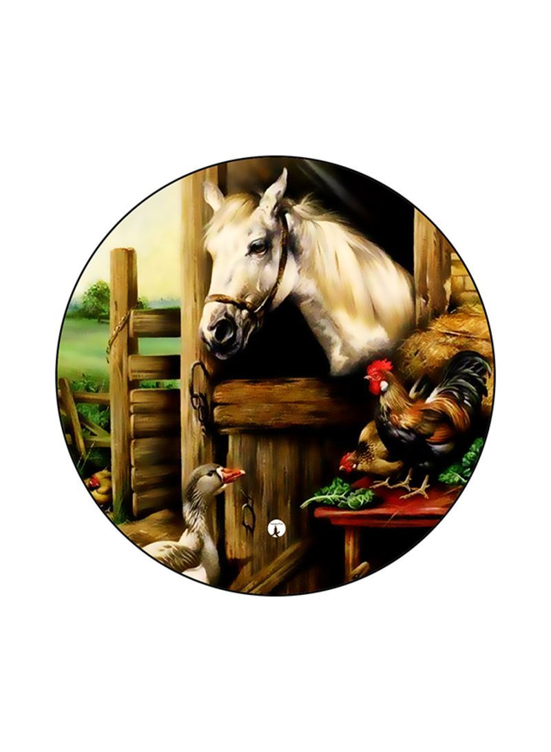 RKN Vintage Art Printed Mouse Pad Multicolour