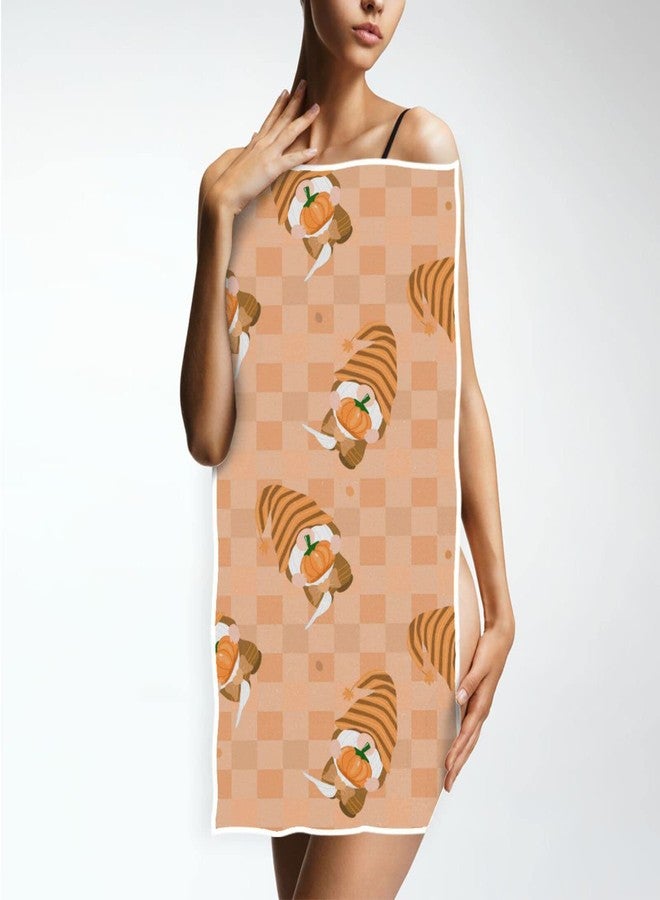 مناشف يد بنقشة مربعات الخريف من Vdsrup، مزينة برسومات أقزام، ومناشف وجه للحمام، ومناشف حمام ناعمة للضيوف، ومناشف مطبخ رقيقة محمولة، ومناشف أطباق، مقاس 16 × 30 بوصة. - Image 5