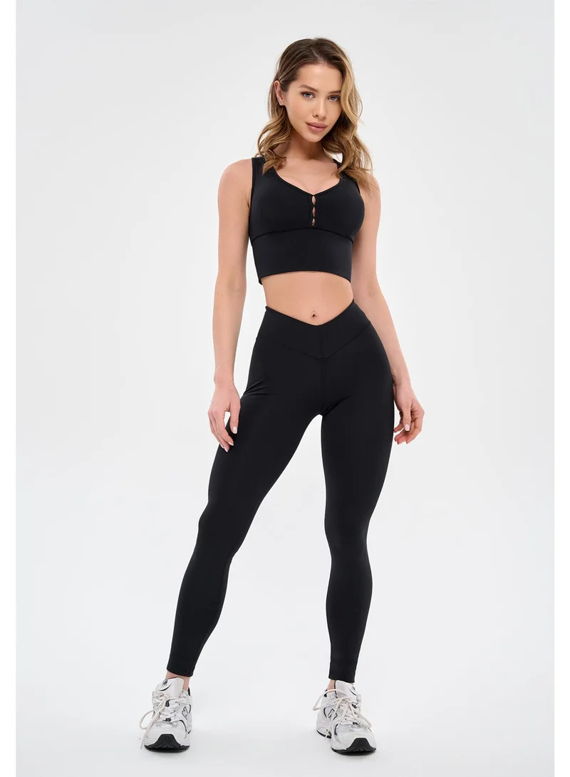Bona Fide Top Go Black Bona Fide Sport Bras for Women - High Impact Sports Bras with High Support for Womens - Designed for Gym, Running and Fitness for Women | Best Price UAE