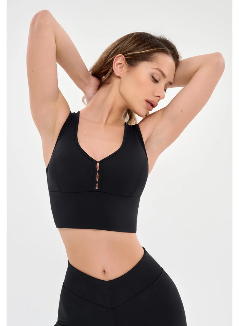 Bona Fide Top Go Black Go Sports Bra for Women for Women | Best Price UAE