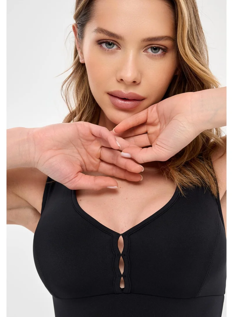 Bona Fide Top Go Black Go Sports Bra for Women for Women | Best Price UAE