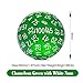 DNDND D100 Die Glitter Green 100 Sided Dice Set with Translucent Pouch for Dungeons and DragonsChameleon Green with White Number - Image 4