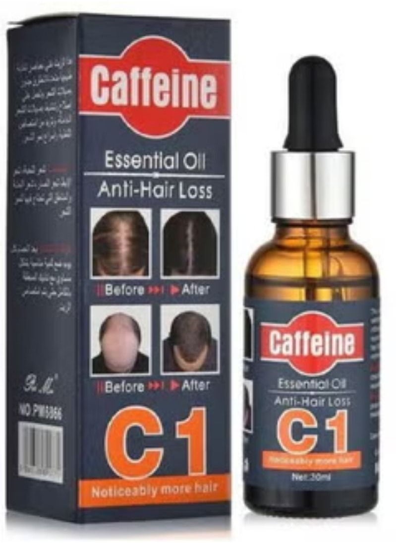 Herbal - 100% Original Caffeine C1 Essential Oil Anti Hair Loss, Hair Treatment,neo lotion 30ml - Image 1