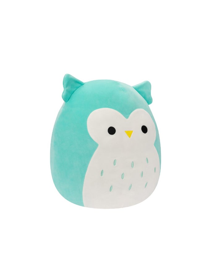 Squishmallows 12 inch Winston Teal Owl , Officially Licensed Kellytoy Plush Toy, Colorful Soft Toy, Gift for Kids, Girls & Boys Washable Squishy Stuff Toy Multicolor All Age  - Image 2