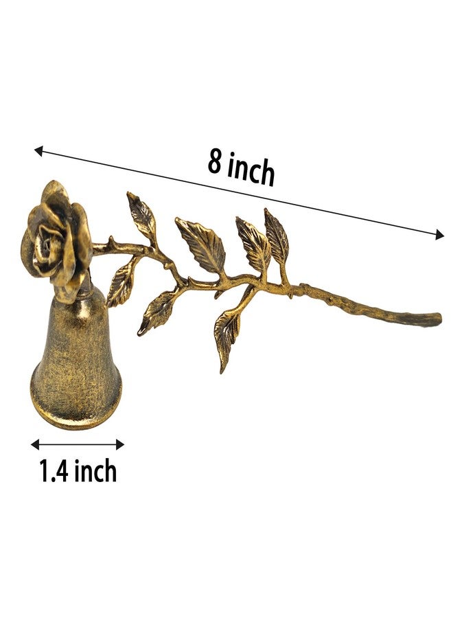 GAKA Vintage Gold Candle Snuffer Accessory for Putting Out Extinguish Candle Wicks Flame - Image 2