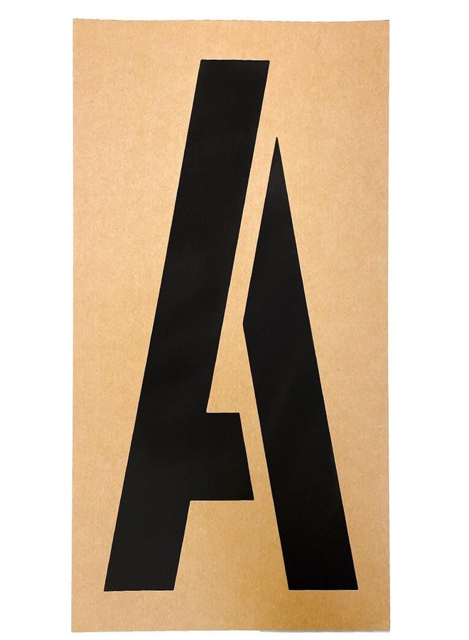 HY-KO Products ST-3 Number & Letter Stencils, 3 Inch, Tan - Image 1