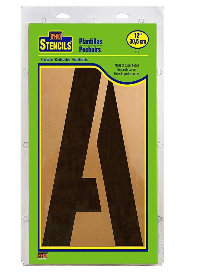 HY-KO Products ST-3 Number & Letter Stencils, 3 Inch, Tan - Image 3