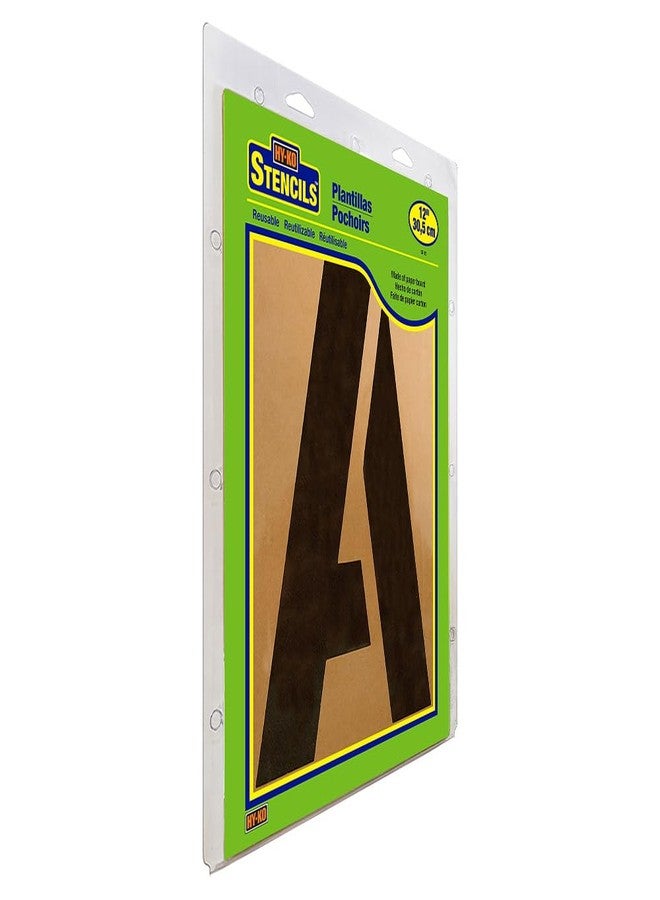 HY-KO Products ST-3 Number & Letter Stencils, 3 Inch, Tan - Image 4