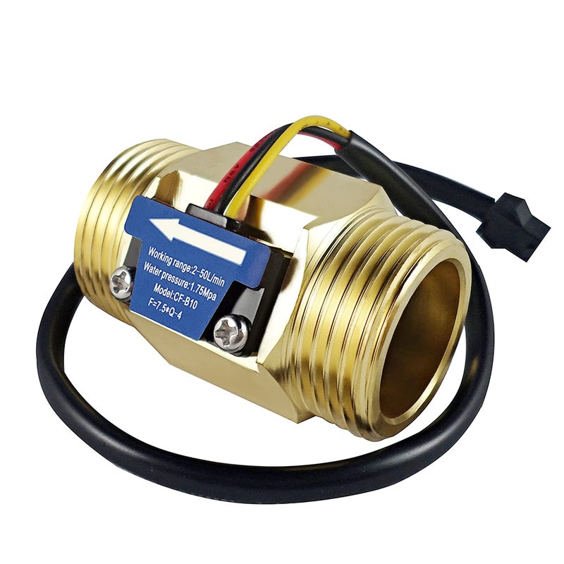 DIGITEN G1" Male Thread Water Flow Hall Sensor Switch Flowmeter Counter 2-50L/min - Image 5