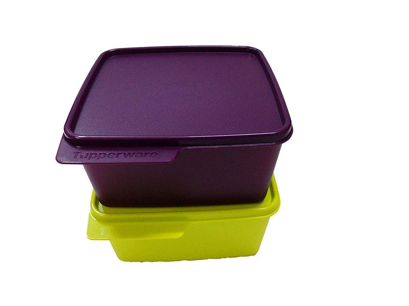 Tupperware Tupin Keep Tab Plastic Container Set (1.2 L  Any Colour) -2 Piece - Image 1