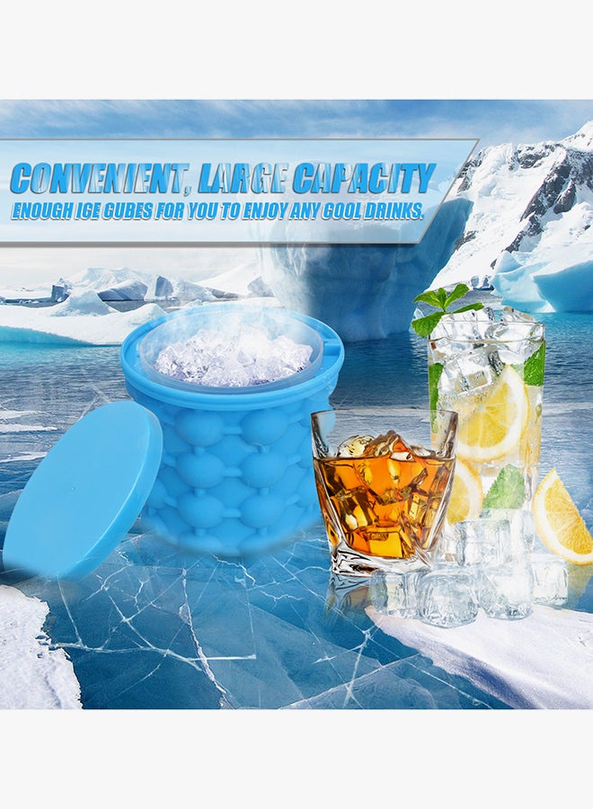إيفريتش ماكينة صنع مكعبات الثلج على شكل دلو لون أزرق 400جرام - Image 5