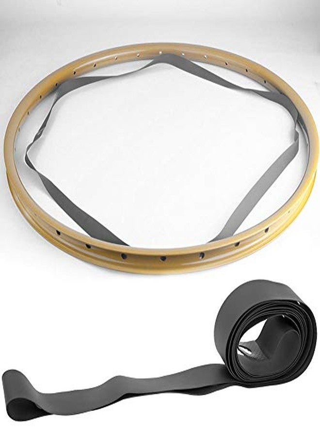 VGEBY1 Bike Tire Rim Tape, PVC Tyre Liner Bike Puncture Proof Belt to Protection Tire Tyre(20 inch-Black) - Image 4
