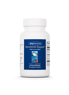 Allergy Research Group Herxheimer Support With Curcuwin 60 Vegetarian Capsules  - Image 1