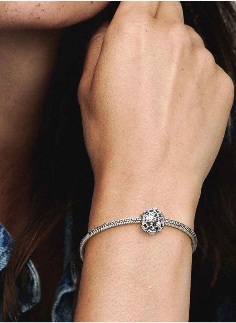 PANDORA Openwork Chain Link Padlock Charm