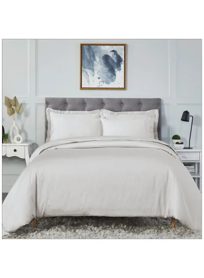 Donetella Comforter Set 7-Pieces Double Size Hotel Style All Season Cotton Rich Bedding Set With Removable Cover And Down Alternative Filling, Beige