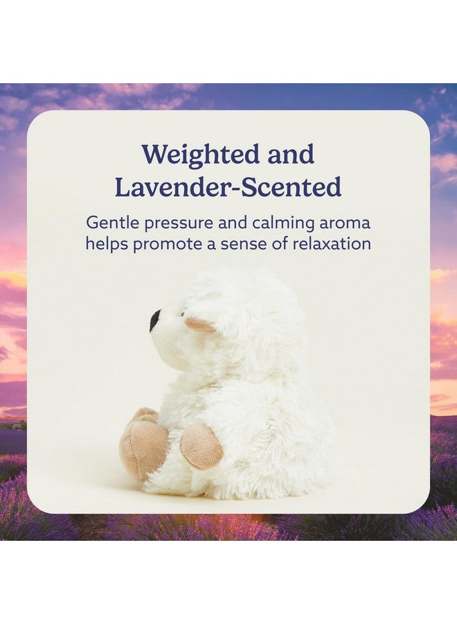 warmies Junior Microwavable & Weighted Stuffed Animals, Sheep - Heated Stuffed Animal Plushie for Warmth & Comfort - Cute Soft Plush Toys for Adults & Children (Boys, Girls, Babies & Toddlers) - Image 3