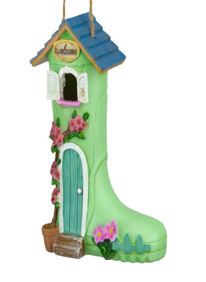Yinns Birdhouse, Hanging Bird House for Wild Bird Outside Decorative Rain Boot Bird House for Home Garden Decor - Image 1