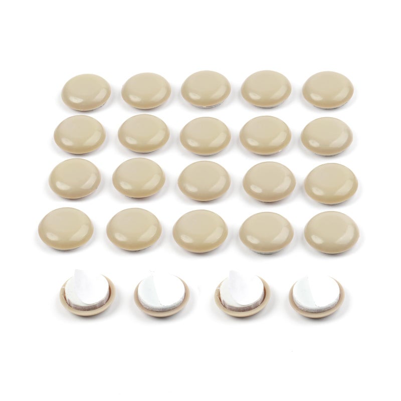 new space 24 Pcs Self-Stick Appliance Sliders For Kitchen Appliances, 1 Inch Furniture Sliders, Easy To Gliding & Space Saving, Chair Sliders For Carpet - Move Furniture Smoothly, Keep Floors Flawless! - Image 1