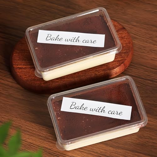 LABRIMP 10pcs Transparent Cake Box Clear Dessert Storage Containers with Safety Lid for Tiramisu Mousse and Cakes Lightweight Sturdy Bakery Boxes Go Use - Image 5