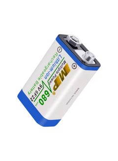 MP 9V 680mAh Lithium-Ion Rechargeable Battery – High-Capacity 9V Li-ion Cell for Smoke Detectors, Multimeters, Toys & More  - Image 4