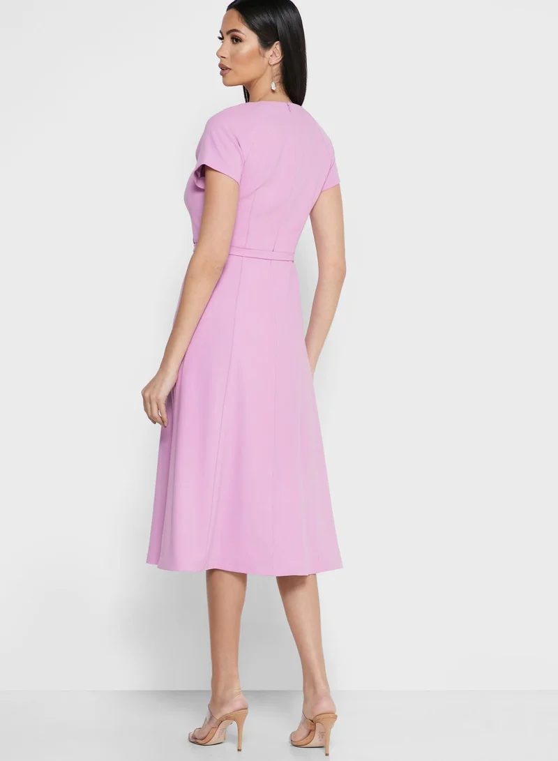 LK Bennett Dr Emmy Square Neck Skater Dress