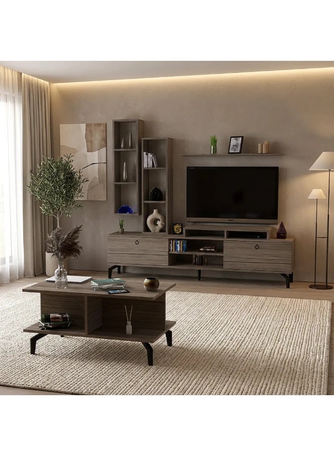 Stylish Home TV Stand and Coffee Table Set - SH21 - EX - Image 1