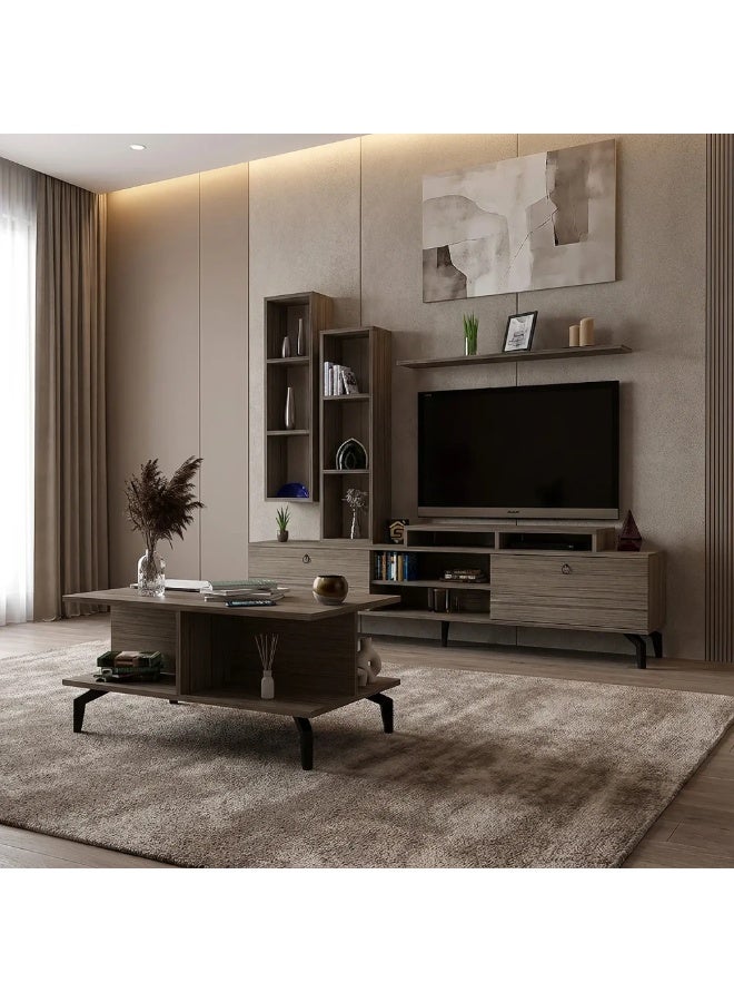 Stylish Home TV Stand and Coffee Table Set - SH21 - EX - Image 3