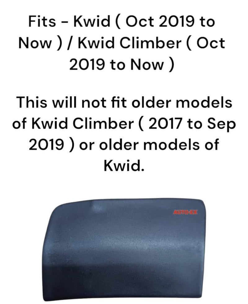 Auto-Ex Front Bumper Tow Hook Cover Cap Eye Cover Compatible/Replacement For Kwid (Oct 2019 to Now) / Kwid Climber (Oct 2019 to Now) - Image 2