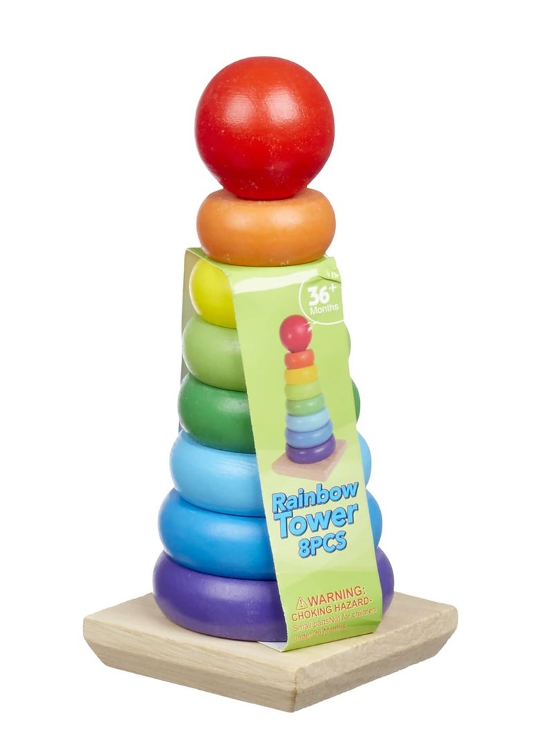 Early Learning Stacked Rings Game for Kids  - Image 1