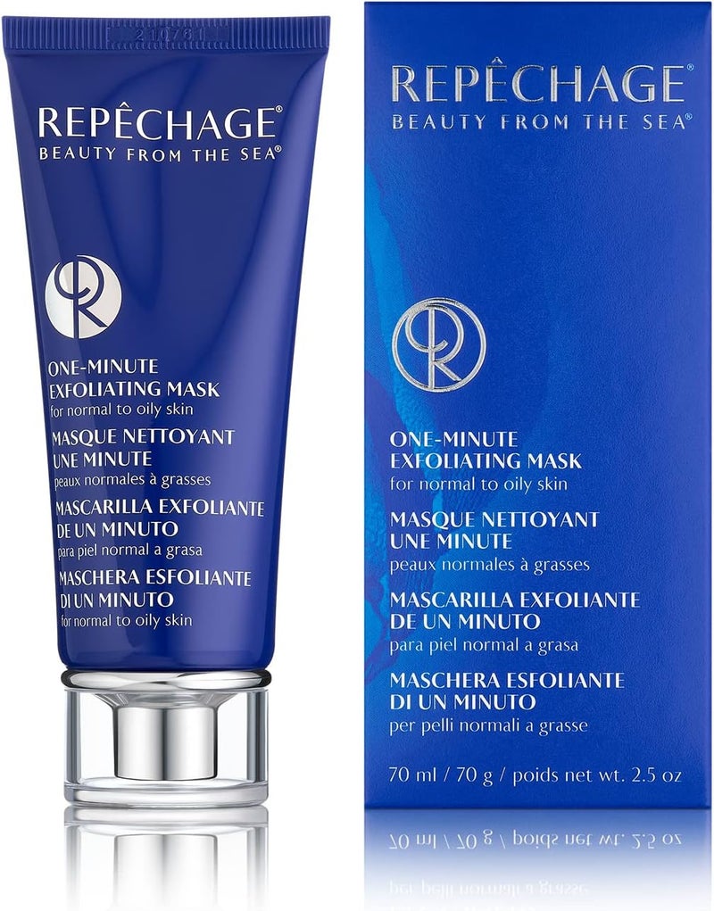 Repechage One Minute Exfoliating Mask - Facial Scrub for Oily Skin, 2.4 OZ - Image 1