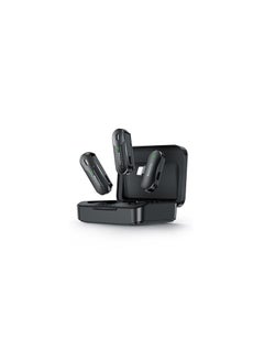 YESIDO KR16 2in1 Wireless Lavalier Microphone Lightning Receiver with Charging Box,2 Transmitter+1 Receiver