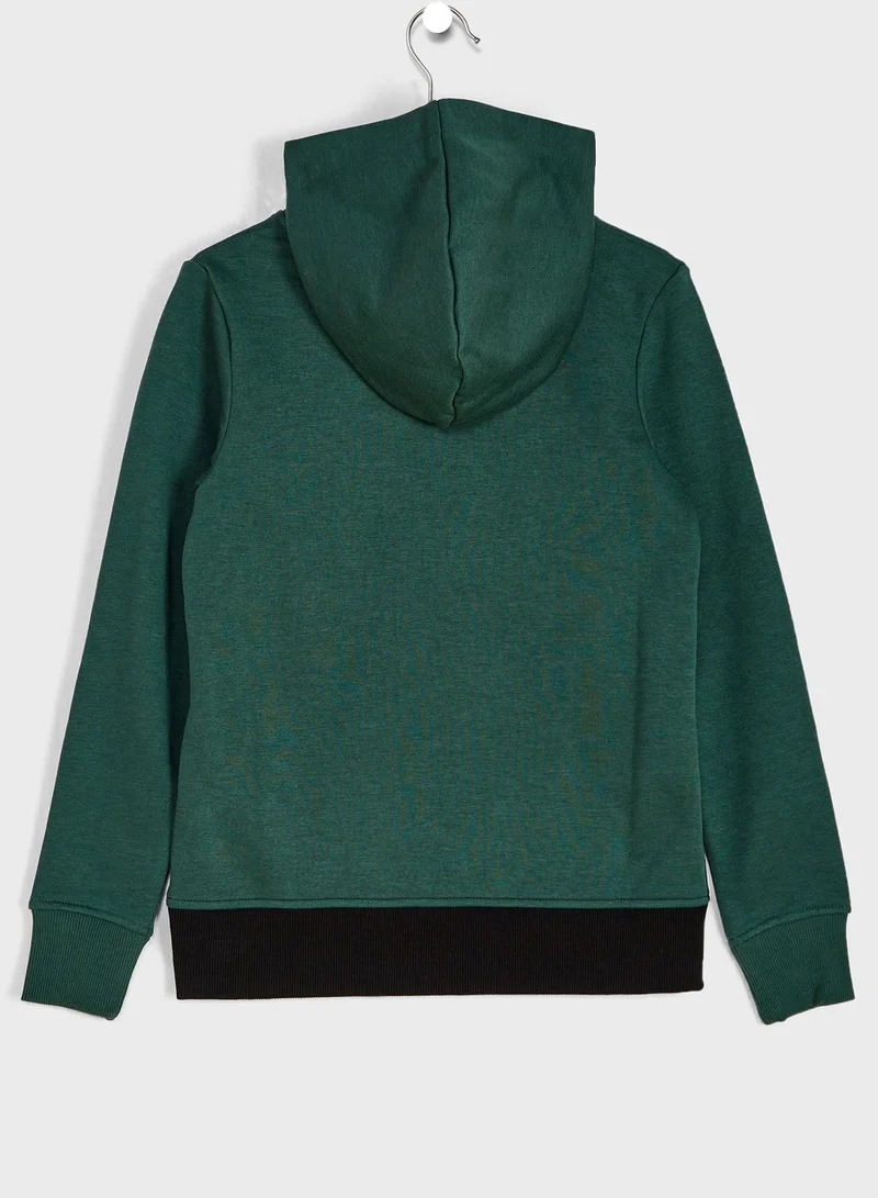 Jack & Jones Junior Youth Colour Block Hoodie